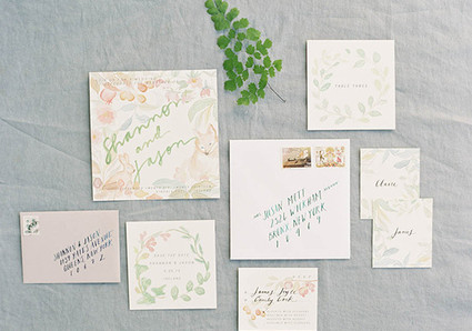 Velvety green wedding inspiration Wedding Inspiration