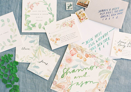 Velvety green wedding inspiration Wedding Inspiration