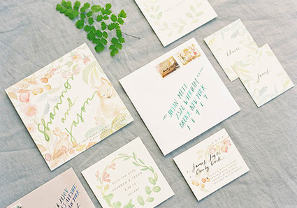 Velvety green wedding inspiration Wedding Inspiration