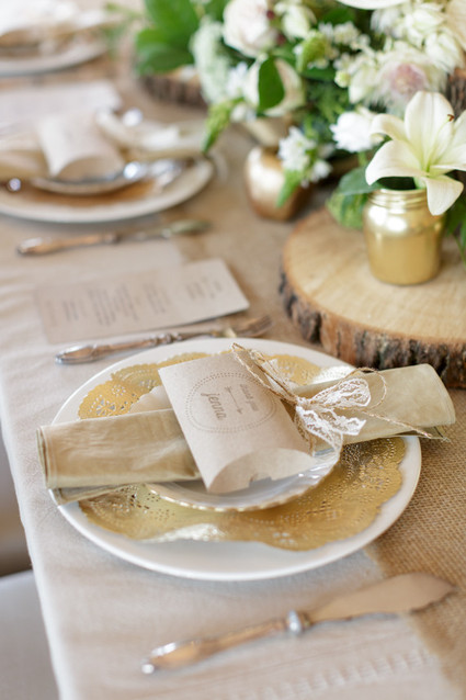 Metallic winter wedding ideas Wedding Inspiration