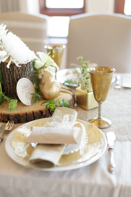 Metallic winter wedding ideas Wedding Inspiration