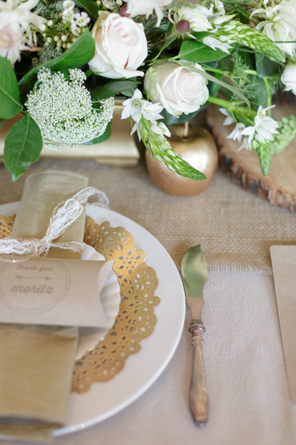 Metallic winter wedding ideas Wedding Inspiration