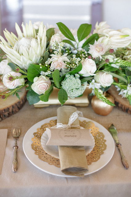 Metallic winter wedding ideas Wedding Inspiration