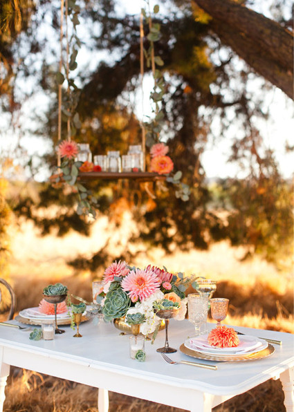 Modern, Rustic Wedding Inspiration Inspiration