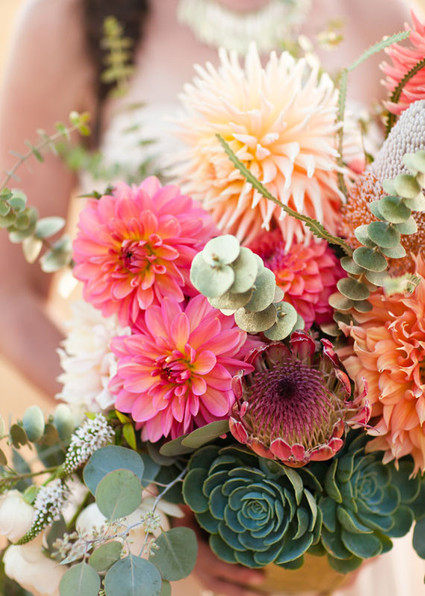 Modern, Rustic Wedding Flowers Inspiration