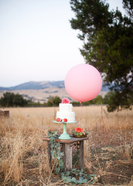 Modern, Rustic Wedding Cake