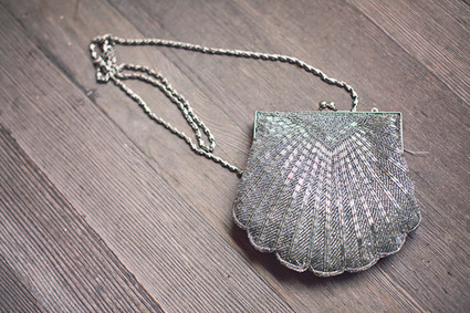 Silver handbag