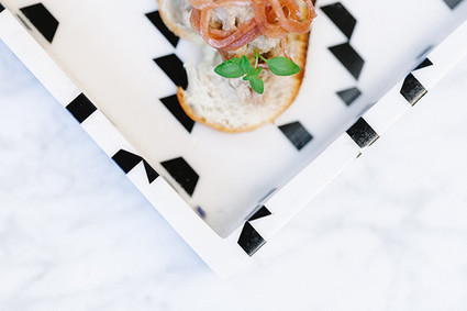 Modern Kate Spade dinner party Wedding Inspiration