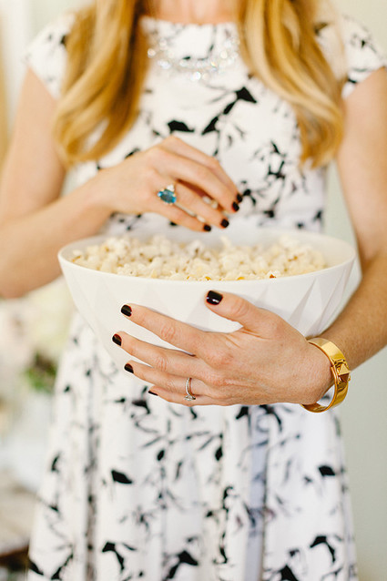 Modern Kate Spade dinner party Wedding Inspiration