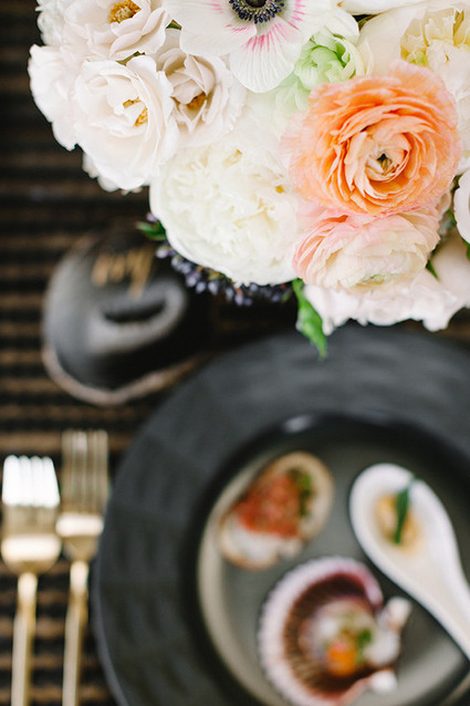Modern Kate Spade dinner party Wedding Inspiration