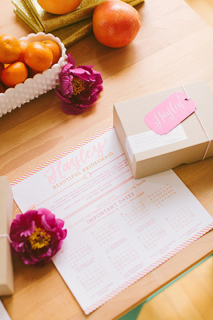 Pink, gold and aqua party inspiration Wedding Inspiration