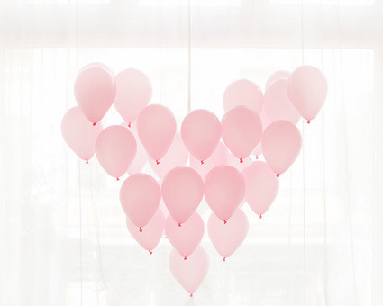 Pink balloons