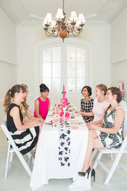 Modern bridal shower ideas