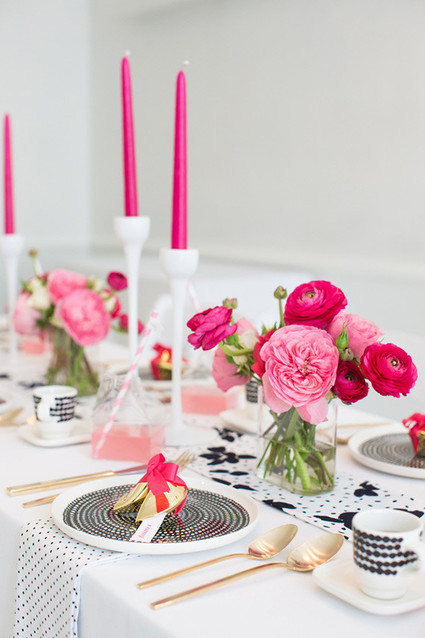 Modern bridal shower ideas