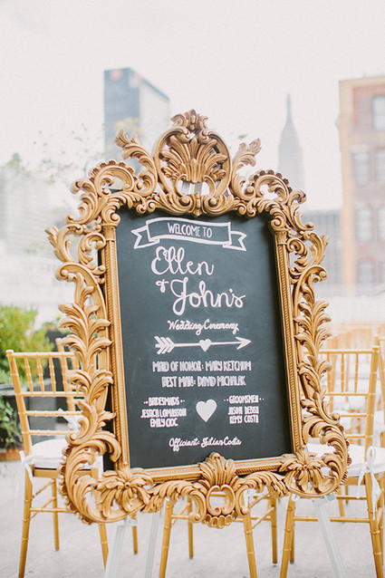 Chalkboard Wedding Inspiration