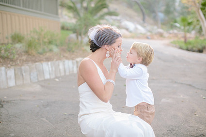 Bride with ring bearer Inspiration