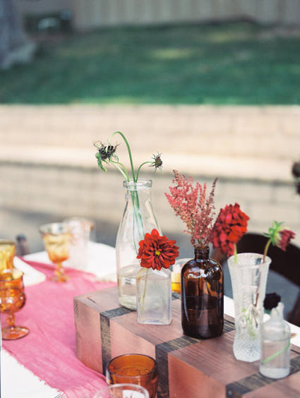 Southern California ranch wedding decor