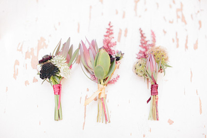 Delicate boutonierres Inspiration