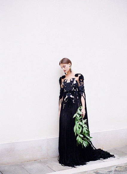 Dark, romantic wedding inspiration Wedding Inspiration