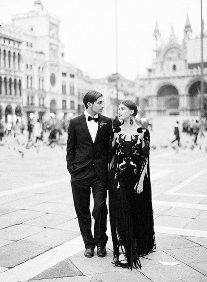 Dark, romantic wedding inspiration Wedding Inspiration