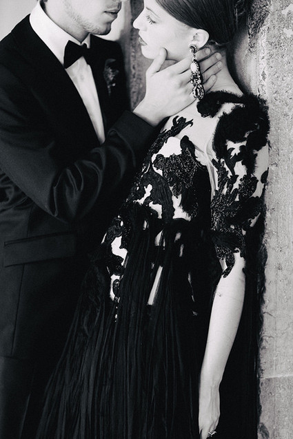 Dark, romantic wedding inspiration Wedding Inspiration
