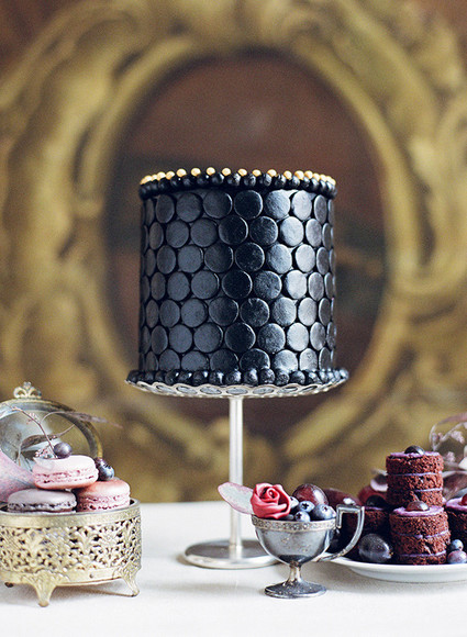 Dark, romantic wedding inspiration Wedding Inspiration