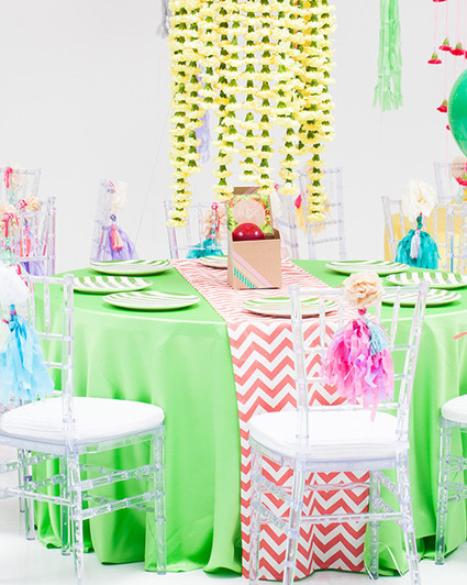 Modern, Colorful DIY Wedding Tablescape