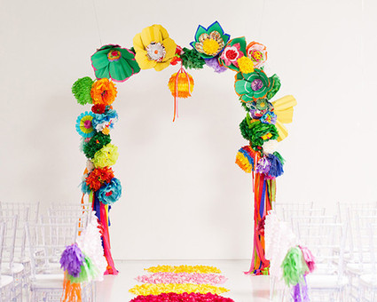 Modern, Colorful Wedding Ideas Inspiration