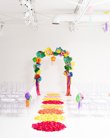 Modern, Colorful Wedding Ideas Inspiration
