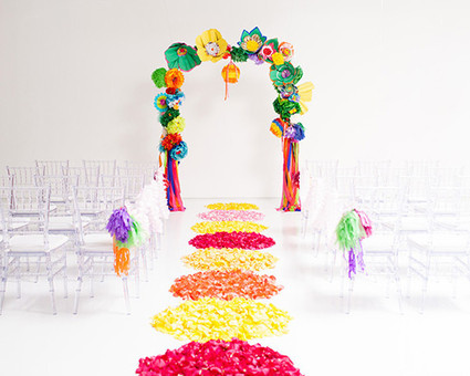 Modern, Colorful Wedding Ideas Inspiration
