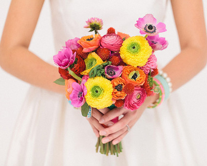 Modern, Colorful Bouquet Inspiration