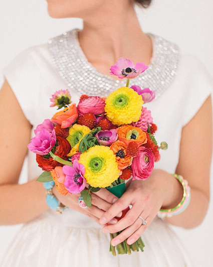 Modern, Colorful Bouquet Inspiration