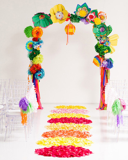 Modern, Colorful Wedding Ideas Inspiration