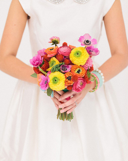 Modern, Colorful Bouquet Inspiration