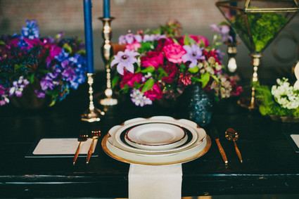 Tic-Tock Couture Florals Wedding Inspiration