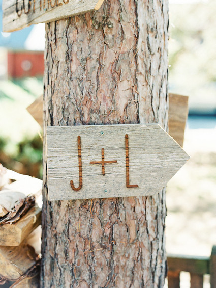 Rustic Fall Wedding Signage Inspiration