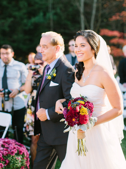 Rustic Fall Wedding Portrait