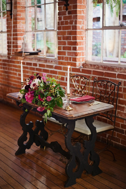 Fall berry color wedding inspiration Wedding Inspiration