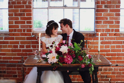 Fall berry color wedding inspiration Wedding Inspiration