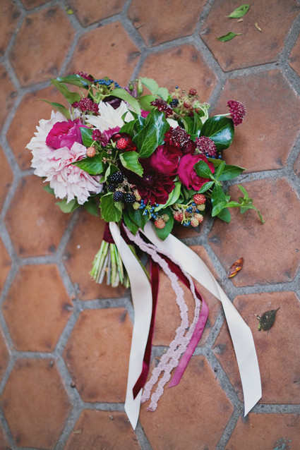 Fall berry color wedding inspiration Wedding Inspiration