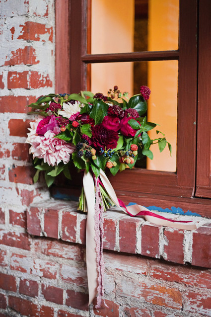 Fall berry color wedding inspiration Wedding Inspiration