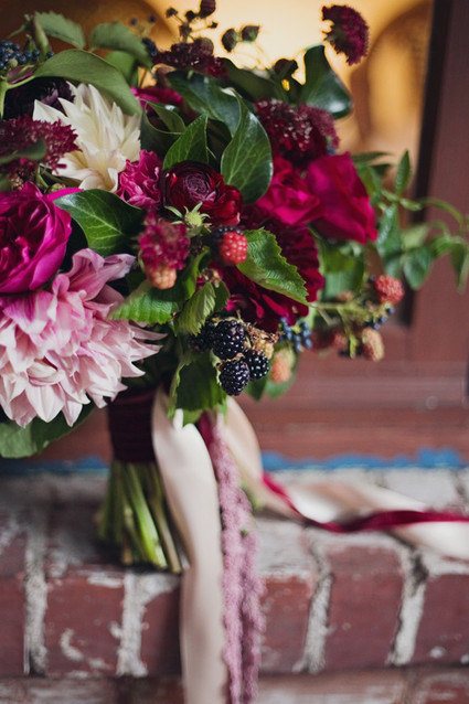 Fall berry color wedding inspiration Wedding Inspiration