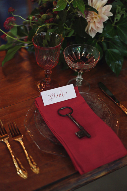 Fall berry color wedding inspiration Wedding Inspiration