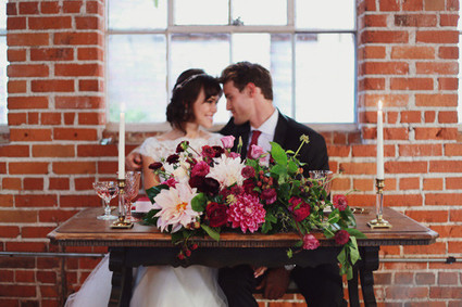 Fall berry color wedding inspiration Wedding Inspiration
