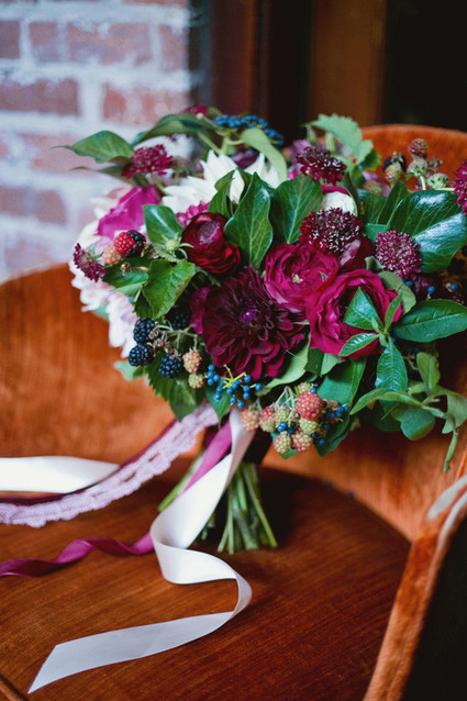 Fall berry color wedding inspiration Wedding Inspiration
