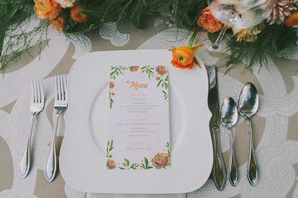 Orange Wedding Inspiration