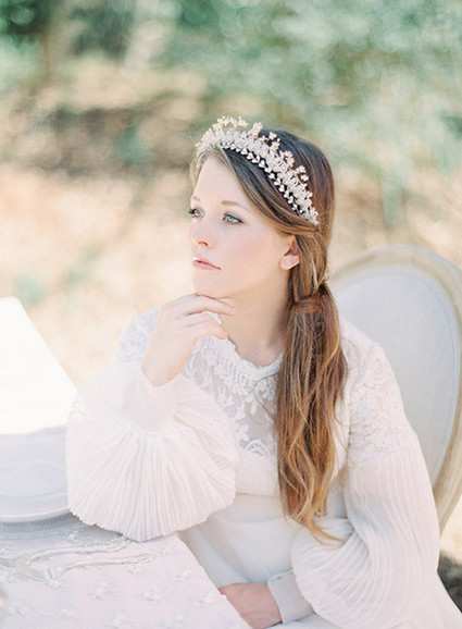 White Garden Wedding Inspiration Inspiration