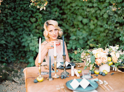 Bohemian jewel toned wedding inspiration Wedding Inspiration