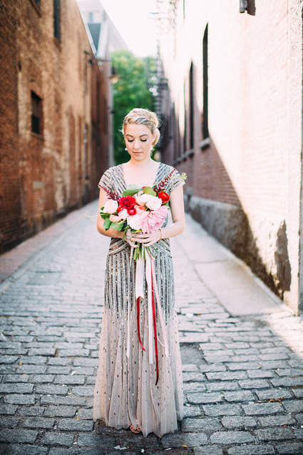 Metallic & pink Boston wedding Wedding Inspiration