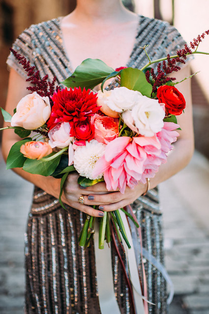 Metallic & pink Boston wedding Wedding Inspiration